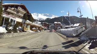 Switzerland 240 Camera on board Martigny  Verbier 2D GoPro Hero2 [upl. by Notgnihsaw]