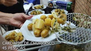 CHURRASCO PARA 45 PESSOAS [upl. by Bambi]