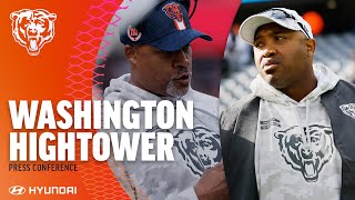 Washington Hightower on preparation for Packers  Chicago Bears [upl. by Pinsky]