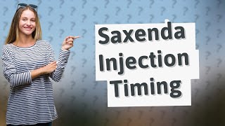 Is it better to inject Saxenda in the morning or night [upl. by Llehsyar437]