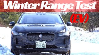 2019 Jaguar IPACE Winter Road Test and Range Test [upl. by Mikes]