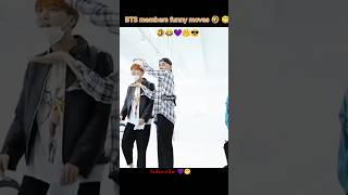 BTS members amazing funny moves 🤣😁 and funny moments 😂shorts viralshorts viralvideo [upl. by Warder]