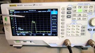 DSA815 Spectrum Analyzer  Effects of Resolution Bandwidth Settings [upl. by Joye118]