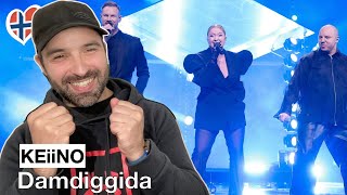 Reaction 🇳🇴 KEiiNO  Damdiggida MGP2024 Eurovision 2024 Norway [upl. by Brigid580]