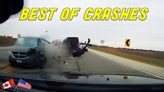 INSANE CAR CRASHES COMPILATION  BEST OF USA amp Canada Accidents  part 12 [upl. by Nolyat]