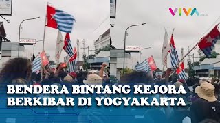 Bendera KKB Berkibar di Tanah Jawa Massa Gaungkan quotPapua Merdekaquot [upl. by Vinita]