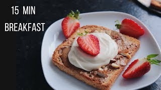 15 Minute Vegan Breakfast Ideas [upl. by Flora956]