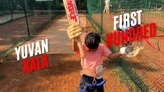 YUVANS First 100🏏🏏 cricket vlog ipl indianbatsman [upl. by Biernat]