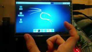 Waveshare 7quot Touch Screen LCD working on Kali Linux [upl. by Adoc]