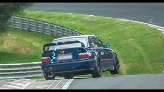 Nordschleife BTG 728 min with my dad  Nürburgring action  BMW E36 M3 S54  fast lap [upl. by Elleved]