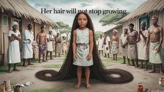 African Folktales  Her Hair Not Stop Growing  African Tales  African Stories African Tales [upl. by Rustie]