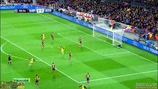 Barcelona vs Atletico Madrid 11 Diego Ribas goal vs Barca HD 2014 [upl. by Yriek]