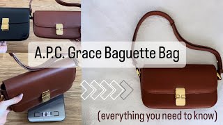 APC Grace Baguette Bag Review everything you need to know [upl. by Uhej]