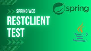 Spring Web Part 6  RestClient Testing [upl. by Schwitzer]