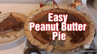 Peanut Butter Pie nobake the easiest to make most delicious pie to eat [upl. by Astor]