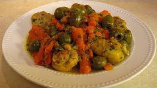 Chicken Tajine with Carrots and Olives Recipe  Variation  CookingWithAlia  Episode 85 [upl. by Elyrpa]