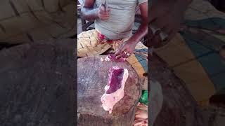 Fresh Beef Cutting Knife shorts shortsfeed youtubeshorts beefcuts butcherknife food [upl. by Hsiwhem]