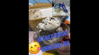 HOW TO MAKE ICE CREAM USING 2 INGREDIENTSCOOKIES amp CREAM [upl. by Pearl656]