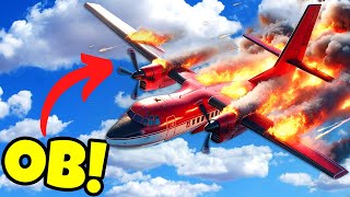 OB Made Our Plane EXPLODE During Parachute Training in Stormworks Multiplayer [upl. by Nannek]