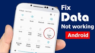 Fix Android Phones Mobile Data Not Working [upl. by Noletta347]