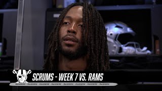 Jakobi Meyers and DJ Turner Media Availability  Week 7 vs Rams [upl. by Euhsoj894]