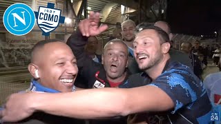 Napoli Como 31 💙👌 Guardate la REAZIONE dei tifosi NAPOLETANI [upl. by Gerda788]