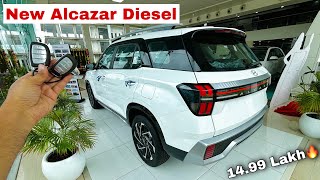 New Facelift Alcazar 2024 Diesel⛽️  New 7 Seater SUV  Hyundai Alcazar Signature [upl. by Ardel]