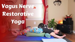 Vagus Nerve Restorative Yoga 60 mins [upl. by Cuttler]