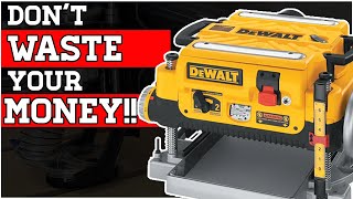 Dewalt Thickness Planer An UNSPONSORED Woodworking Tool Review [upl. by Adela]