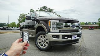 2018 Ford F250 Super Duty King Ranch Start Up Walkaround Test Drive and Review [upl. by Zednanref]