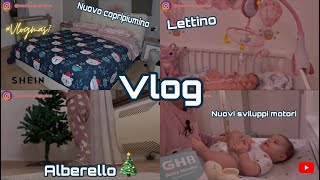 Vlog nuovo copripiumino facciamo un alberello nuovi sviluppi motori 🎀❤️ vlogmas7 [upl. by Marentic723]