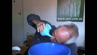 Neti pot tutorial great for hay fever and sinusitis [upl. by Rep]