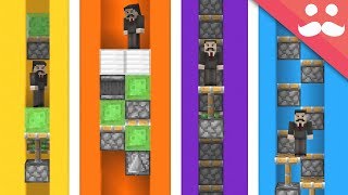 10 Ways to Make Elevators in Minecraft 114 [upl. by Anemij]