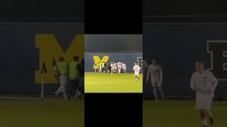 University of Michigan soccer game vs Maryland penalty shshoot out shorts soccer [upl. by Ennoirb]