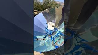 Parabolic Solar Cooker  FREE COOKING FROM SUN [upl. by Atsyrhc]