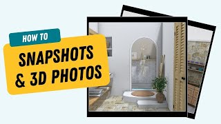 Take Snapshots and Create 3D Photos  RoomSketcher App [upl. by Ayor845]