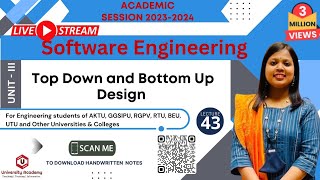 SE43 Top Down Design and Bottom Up Design Approach in Software Engineering [upl. by Alanson]