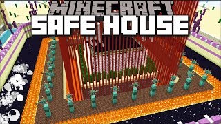 BUILDING THE SAFEST HOUSE IN MINECRAFT  Minecraft Mods [upl. by Brothers]