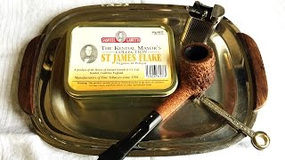 Pipe Tobacco Review Samuel Gawith quotSt James Flakequot [upl. by Ynittirb]