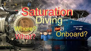 Saturation Diving Chambers on Diving Support Vessel DSV Challenger  Brunei offshore [upl. by Pavior989]