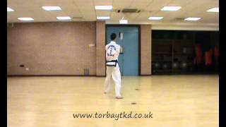 Pattern Choong Moo Tul  ITF Taekwondo  Torbay TKD [upl. by Llewen]