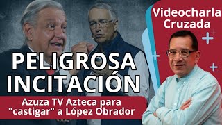 VideocharlaCruzada  Salinas un irresponsable que juega con fuego y abusa de la televisión [upl. by Elohcim]