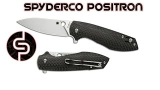 Spyderco Positron Folding Knife Review [upl. by Christiana]