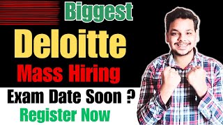 Deloitte Mass Hiring Announced  Biggest Direct OFF Campus Drive For 2024  2023  2022 Batch Hiring [upl. by Ahs841]