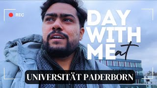 Day in Life of Student in Germany Winter Edition  Paderborn University 2024 Nikhil Jha Vlogs [upl. by Niveg469]