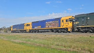 7902V PN up Fruitflyer Mildura to Melbourne 1035 11924 Ararat Junction VIC [upl. by Schwab]