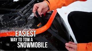 EASIEST Way to Tow a SNOWMOBILE [upl. by Nirro312]