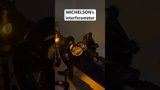 Michelson interferometer 😍 [upl. by Eiaj]