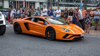 Lamborghini Aventador S  Acceleration Sounds amp Driving in Monaco [upl. by Reinhard]