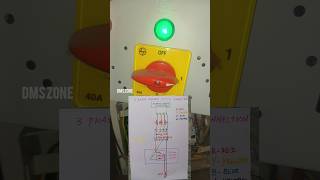 3 phase rotary switch connection with diagram explained in tamil  Rotary switch connection RYB [upl. by Allicerp]